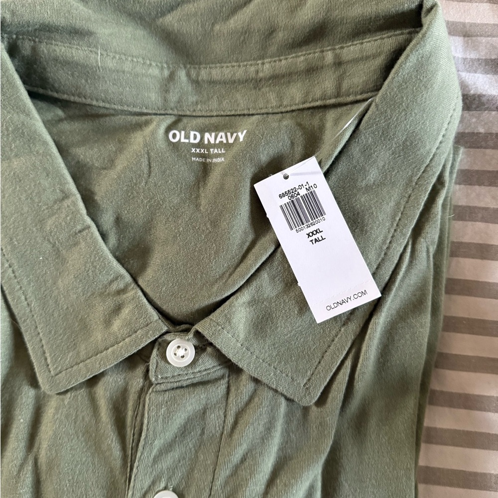 Old Navy Olive Green Shirt XXXL Tall